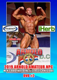 2019 Arnold Amateur NPC Bodybuilding & Classic Men's DVD #2