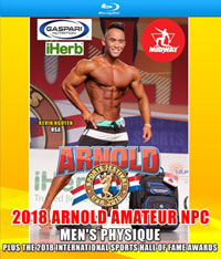 2018 Arnold Amateur NPC Men's Physique on Blu-ray